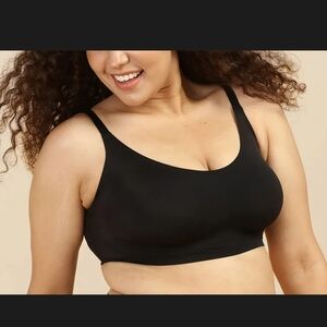 Comfelie Pullover Seamless 3D Breathable Jelly Cup Black Bra